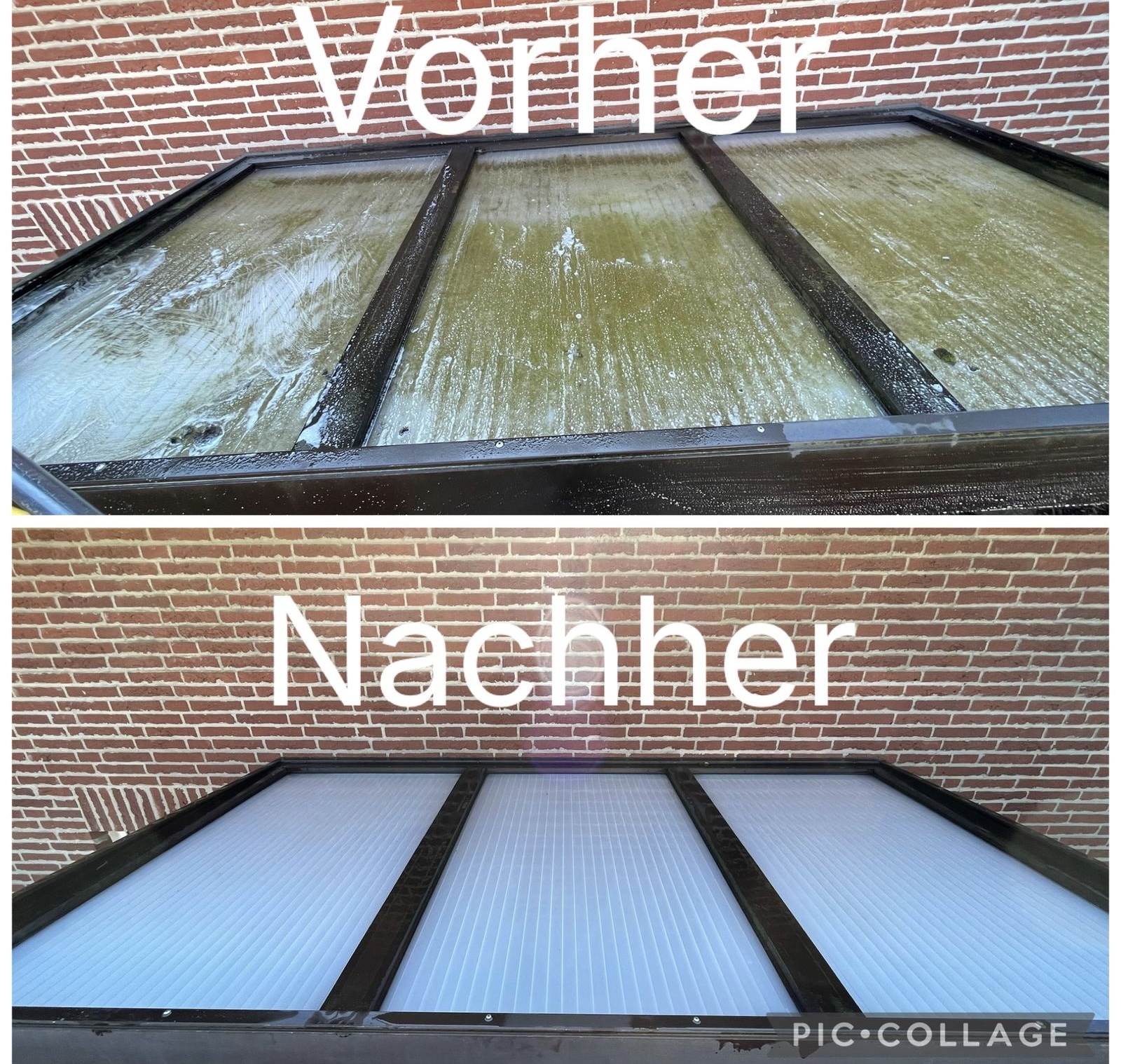 Terrassenüberdachung Vorher Nachher